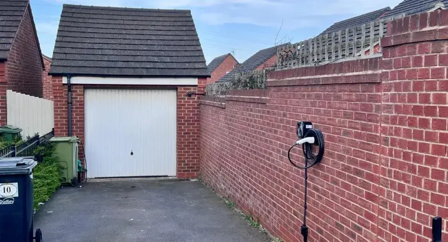 OHme EV Car Charging Point Installed by CT Electrical in Kingswinford